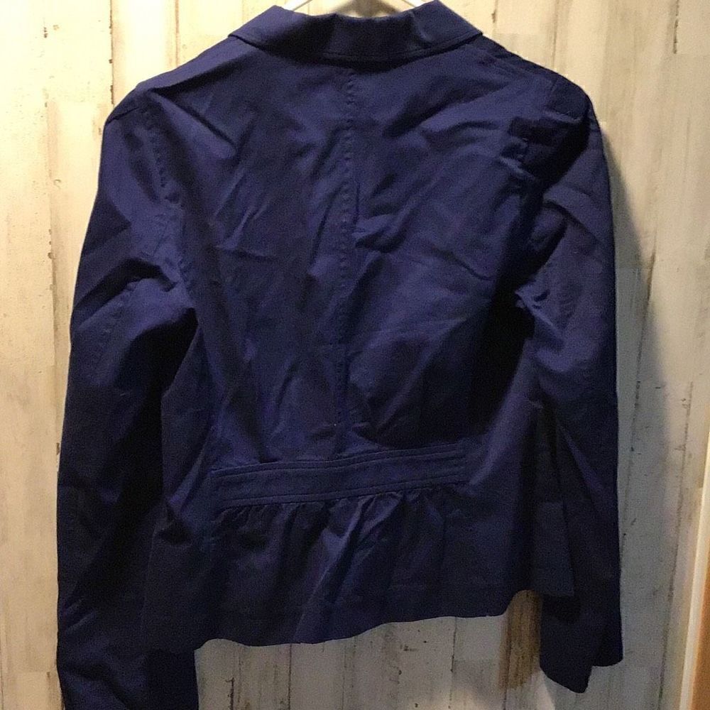 Blazer Vintage, Lauren Ralph Lauren, blue blazer, trimmed in gold appointments - Picture 2 of 8